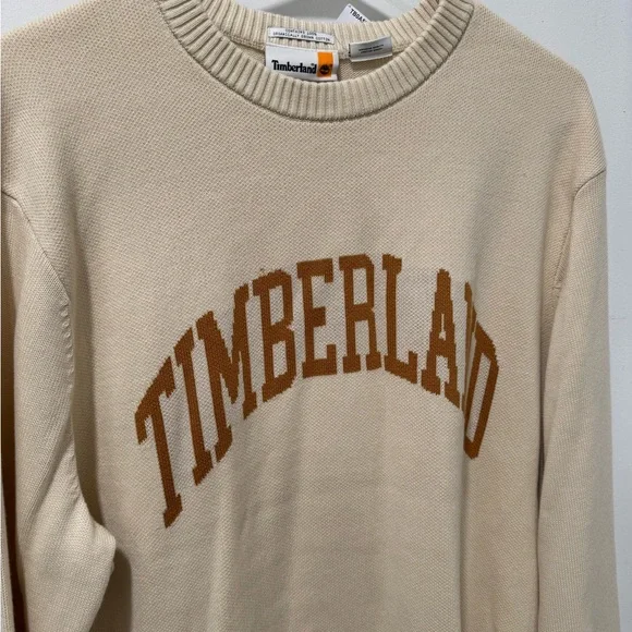 Timberland Beige Crewneck Sweater for Men - Picture 3 of 5